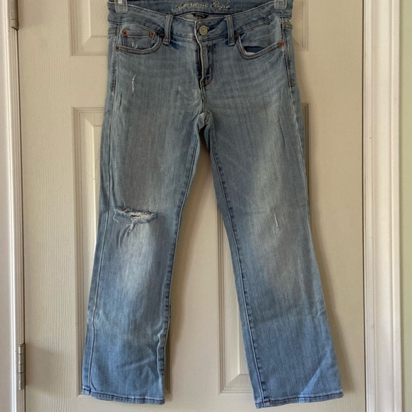 American Eagle size 4 regular Stretch Capris - Picture 1 of 4